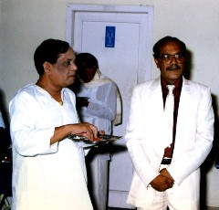 Dr. Balamuralikrishna and S. Ram Bharati