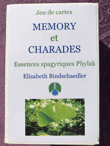 Jeux de cartes Memory et Charades, Elisabeth Bindschaedler